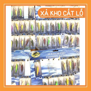 Mồi Câu Lure Mồi Câu Cá 2 Lưỡi 3 tiêu