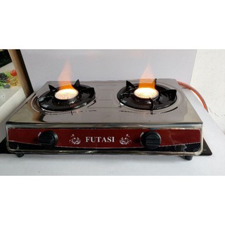Bếp ga đôi inox hồng ngoại futashi.zodo.tiết kiệm 30%gas