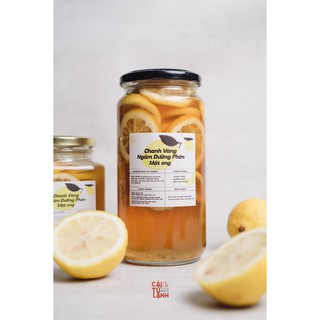 Chanh vàng ngâm mật ong đường phèn - tăng đề kháng