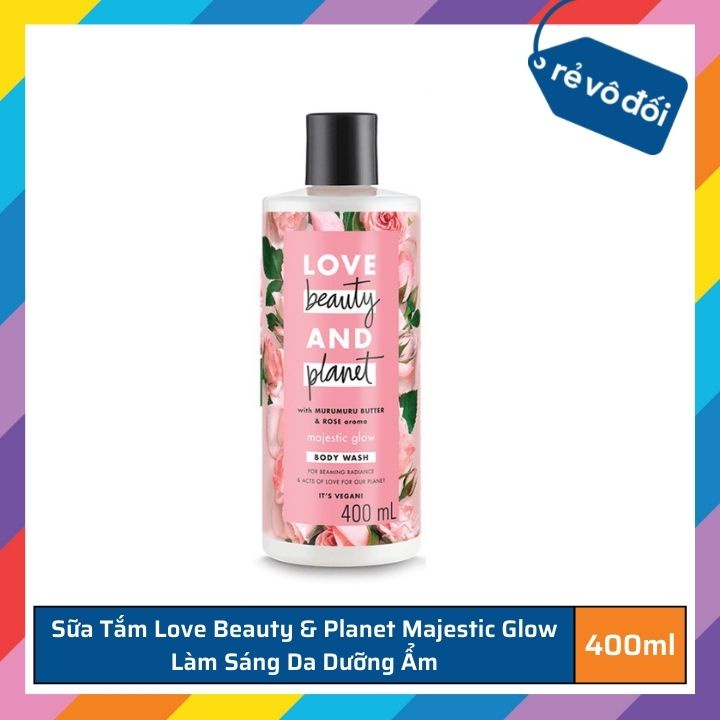 Sữa tắm chiết xuất từ thiên nhiên Love Beauty And Planet 400ml - Thái Lan