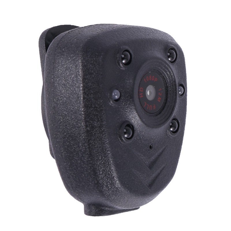 HD 1080P Police Body Lapel Worn Video Camera DVR IR Night Visible LED Light Cam 4-hour Record Digital Mini DV Recorder Voice 16G