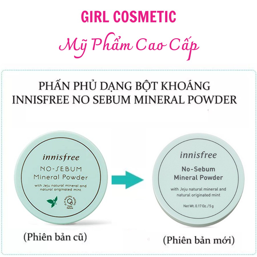 Phấn phủ dạng bột kiềm dầu Innisfree - No sebum | BigBuy360 - bigbuy360.vn