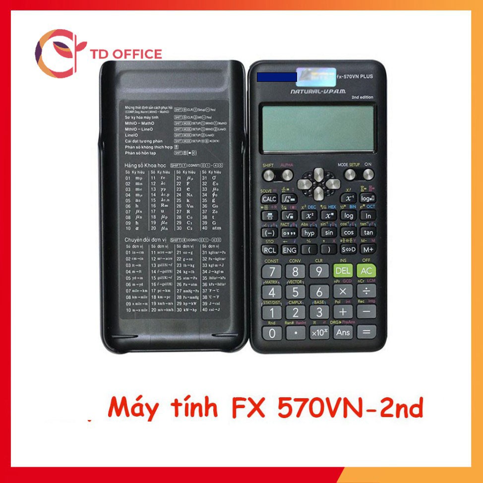❦✴✗Máy tính Cầm Tay FX 570VN Plus 2nd Editon, Giá Rẻ Dành Cho Học Sinh Cực Tốt TD OFFICE