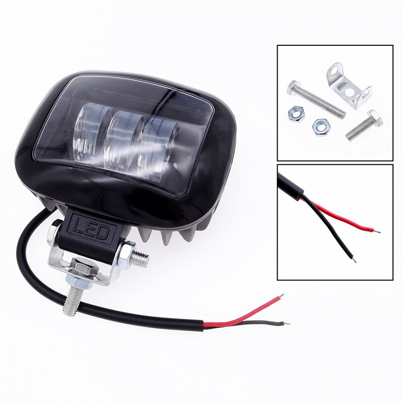 Đèn Pha led 6d Hình Tròn / Vuông Thông Dụng Cho suv niva atv / Xe Tải Địa Hình