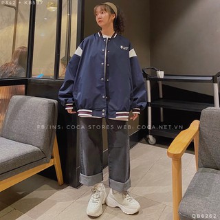 [KB597]🧸 Áo khoác bomber FOREST Hàn Quốc (Có sẵn/ảnh thật)
