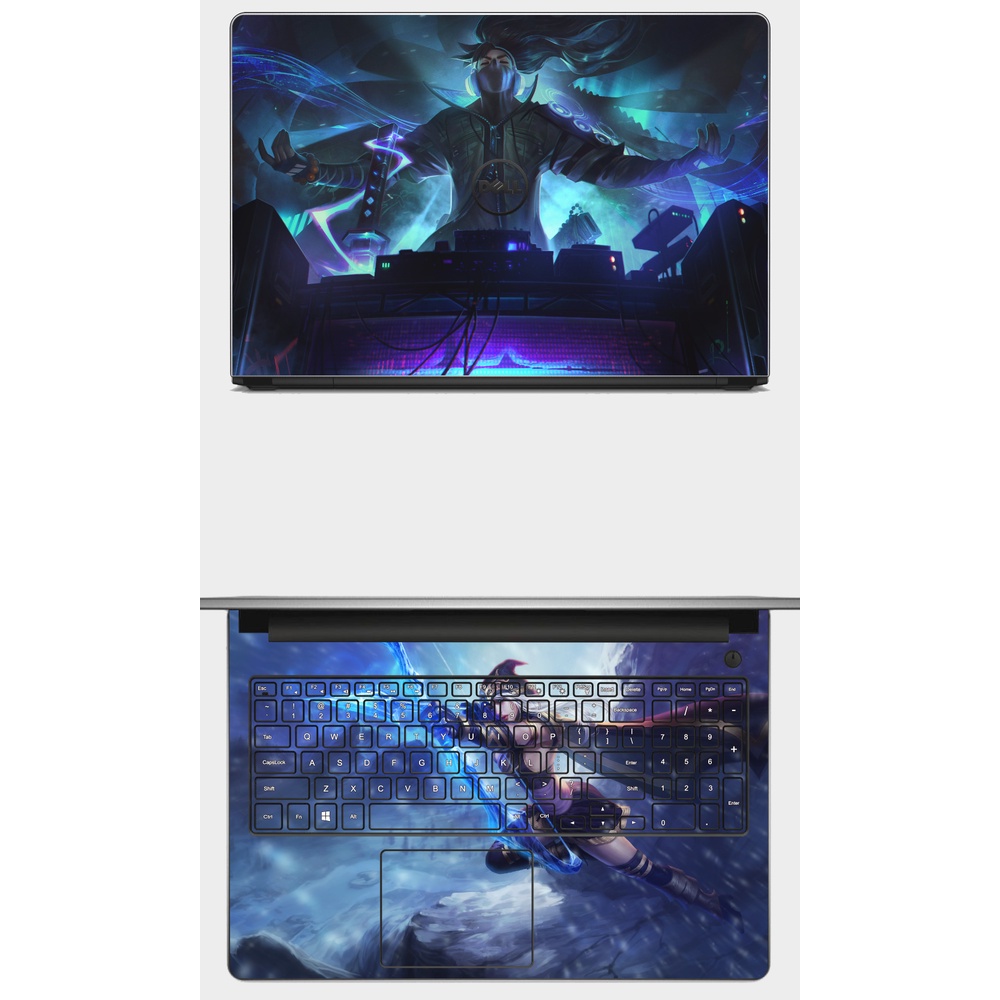 ✾☏SKIN dán Laptop in hình nhân vật game LOL- Liên Minh Huyền Thoại. Full các dòng máy: Asus, Acer, Dell, Hp,.. theo yc