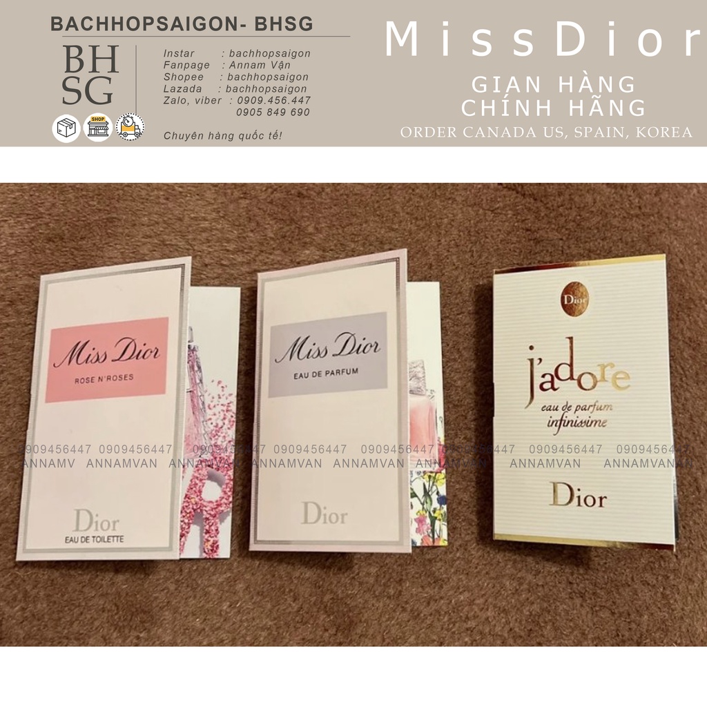 Nước hoa nữ miss dior  eau de parfume1.5ml_ travel