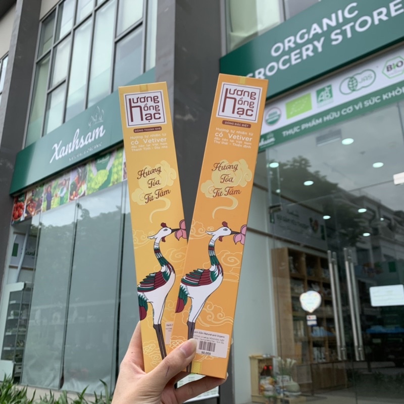 Hương Hồng Hạc Hương Cỏ Vetiver - XanhSam Organic