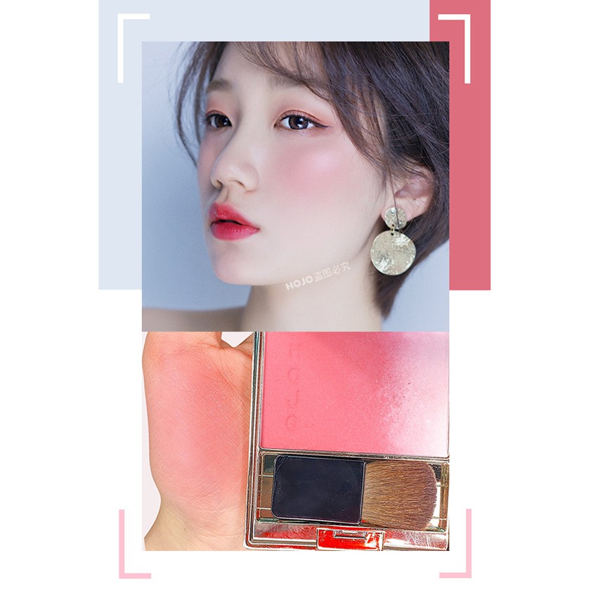 Má hồng HOJO TENDER BLUSH dạng loang, trang điểm tự nhiên kèm cọ | BigBuy360 - bigbuy360.vn