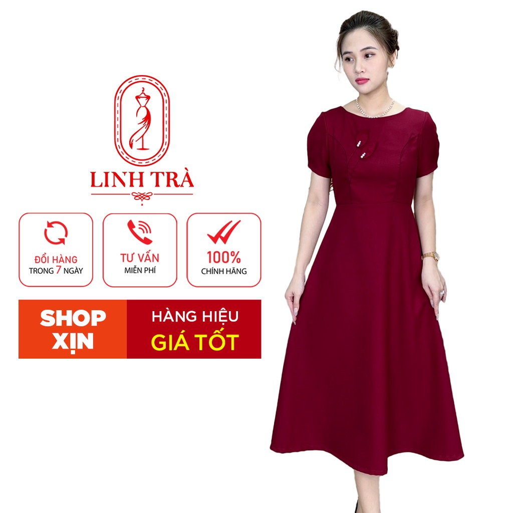 (TM 658) Bigsize Màu Sắc Trẻ Trung Tươi Sáng Họa Tiết Sang Trọng Đi Làm Đi Tiệc Cho Mẹ