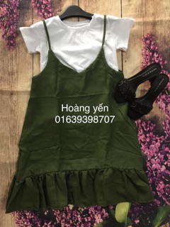 Set váy bầu bí bon chen nha