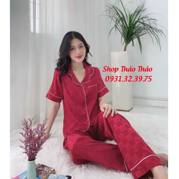 Đồ Bộ Pijama - Đồ Bộ Mặc Nhà Gấm Cao Cấp Có Size 3XL🌸Giảm 10K Đơn 200K | BigBuy360 - bigbuy360.vn