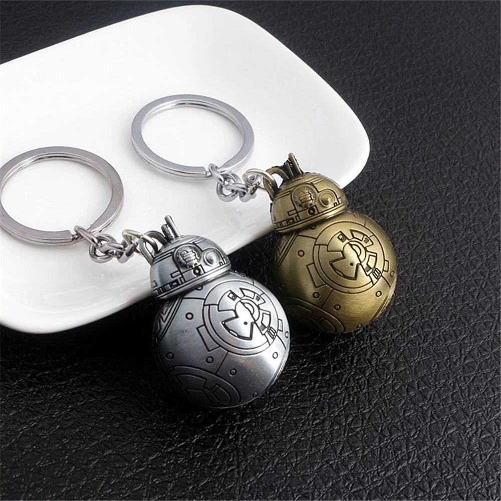 Móc Khóa Hình Nhân Vật DARON Star Wars BB-8 Bằng Kim Loại
