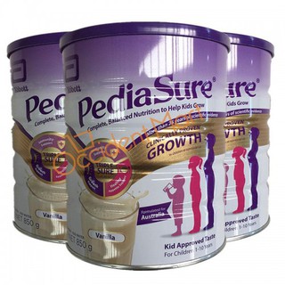 Combo 3 hộp Pediasure Úc 850g date 2022