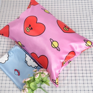 Vỏ gối vuông in hình các thành viên nhóm bts bt21