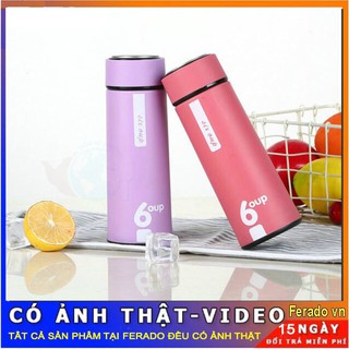 Bình giữ nhiệt lõi thuỷ tinh 6oup dung tích 450ml
