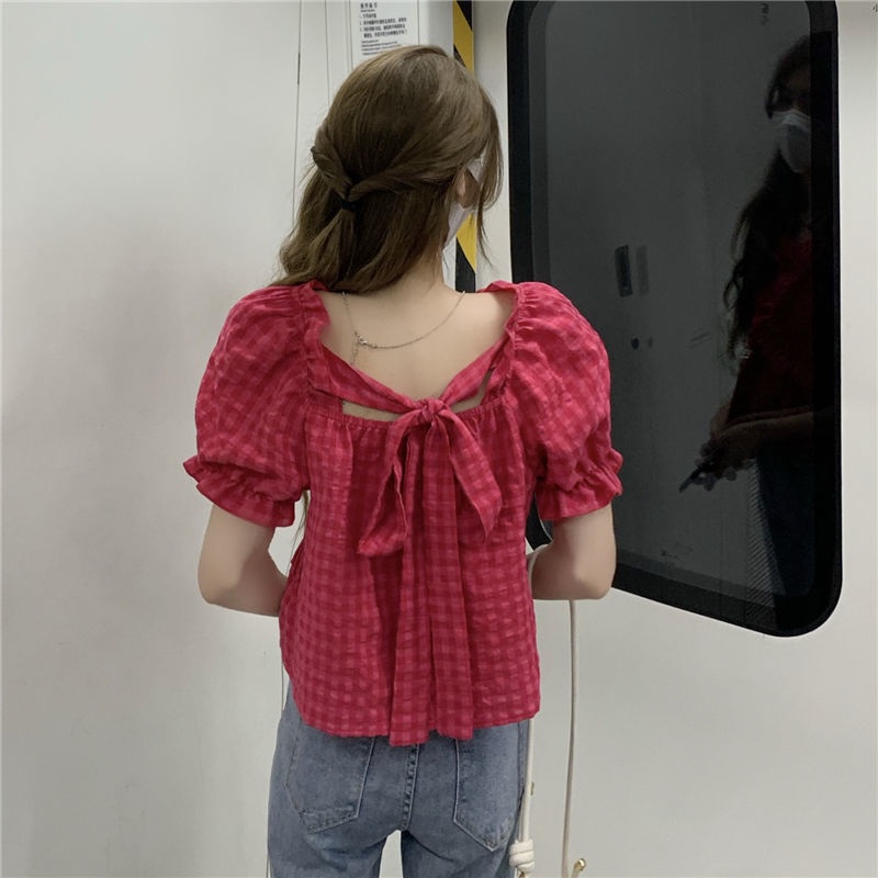 Áo Sơ Mi Ngắn Tay Cổ Chữ V Mềm Mại Ôm Dáng Thời Trang Xuân Hè Cho Nữ