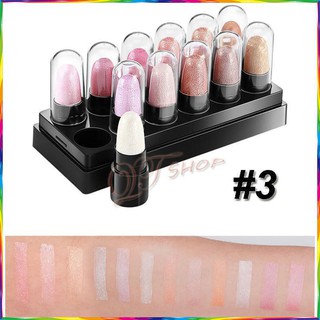Bộ sáp bóng mắt highlight 12 thỏi Maycreate SBH