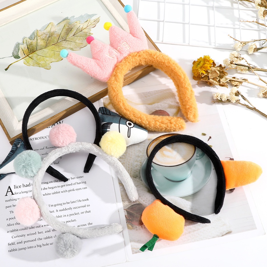 Cài tóc kiểu dáng hoạt hình vui nhộn phong cách Hàn Quốc thời trang cho bé