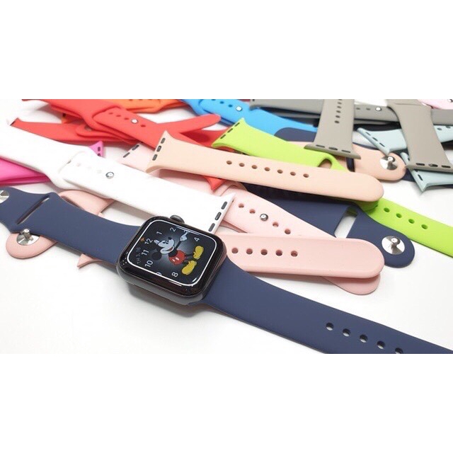 DÂY ĐỒNG HỒ CAO SU APPLE WATCH SPORT BANDS CAO CẤP FULL SIZE 1 2 3 4 5 38mm 40mm 42mm 44mm