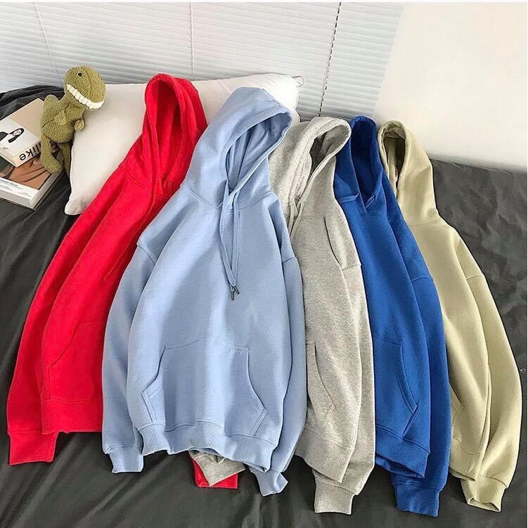 Áo hoodie nỉ bông cotton unisex