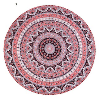 Khăn tắm dạng tròn họa tiết Boho