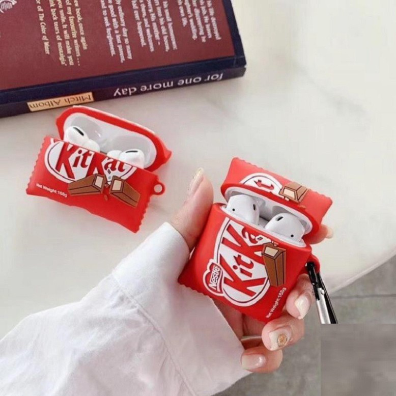 Airpods Case ⚡ Freeship ⚡ KIT-KAT-SOCOLA ⚡ Case Tai Nghe Không Dây Airpods 1/2/i12/Pro -