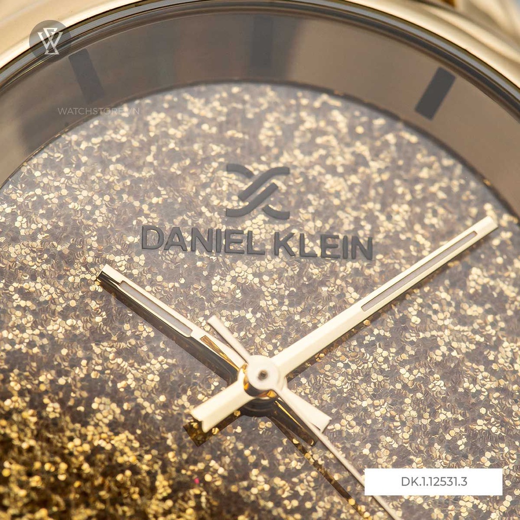 Đồng Hồ Quartz Nữ Daniel Klein Premium Ladies WATCHSTORE DK.1.12531.3 Mặt Kính Khoáng 35mm, Dây Kim Loại, Vỏ Thép