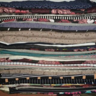 Vải thun cotton vụn học may