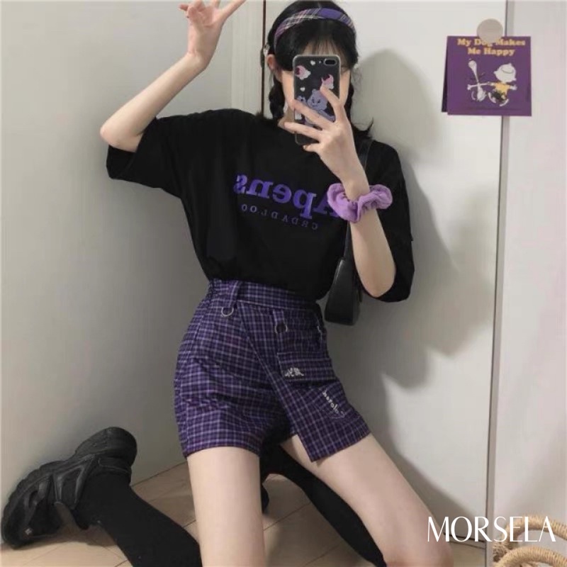 Áo croptop rộng tay lỡ ASPEN cá tính dành cho nữ - Morsela