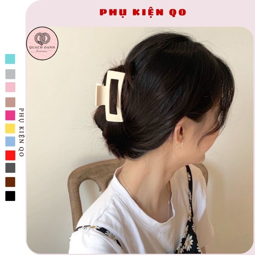 Kẹp tóc thời trang hình chữ nhật rỗng style Hàn Quốc - KEP11