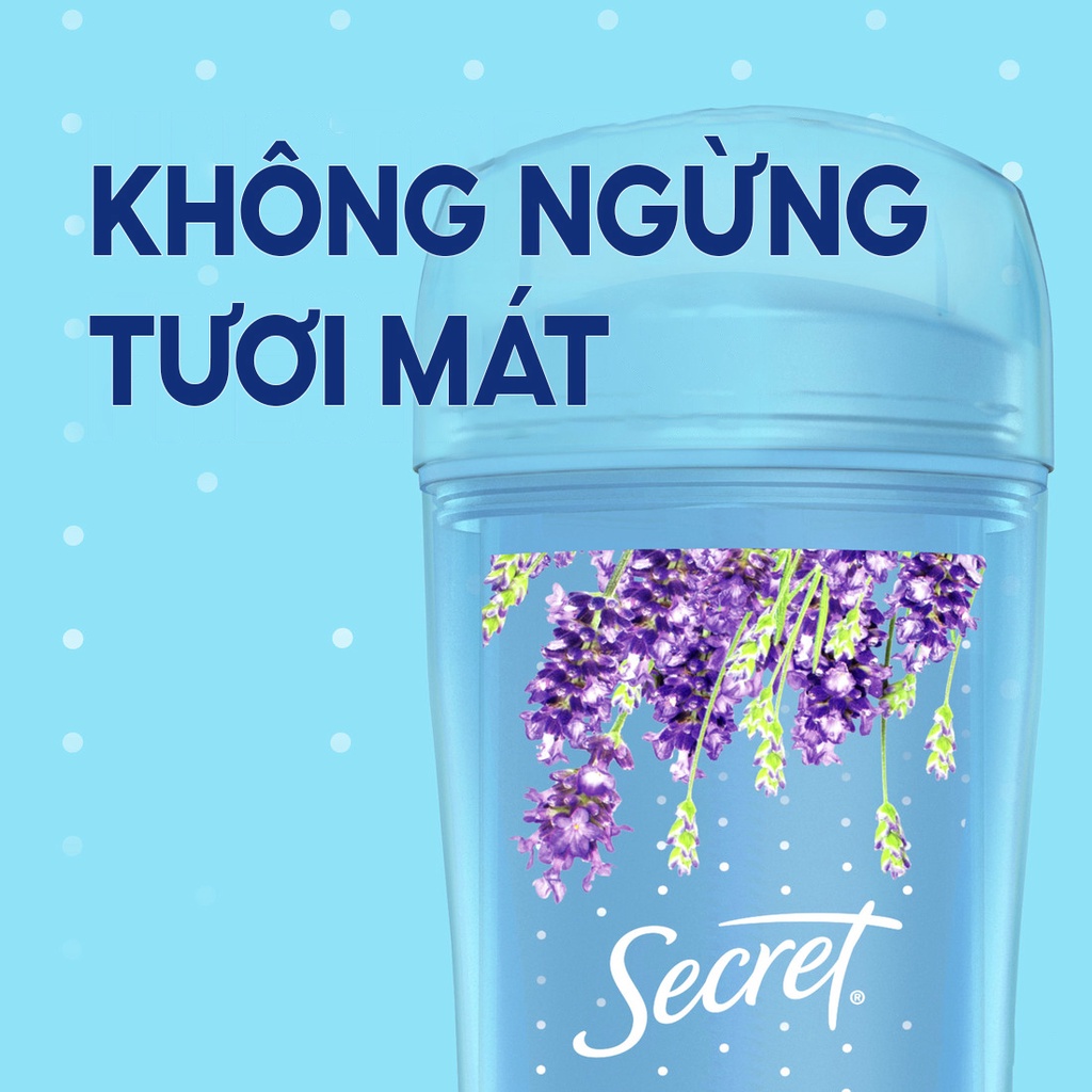 Gel khử mùi và giảm tiết mồ hôi Nữ Secret Hương Lavender 73g Mỹ Hasaki Sản phẩm chính hãnh