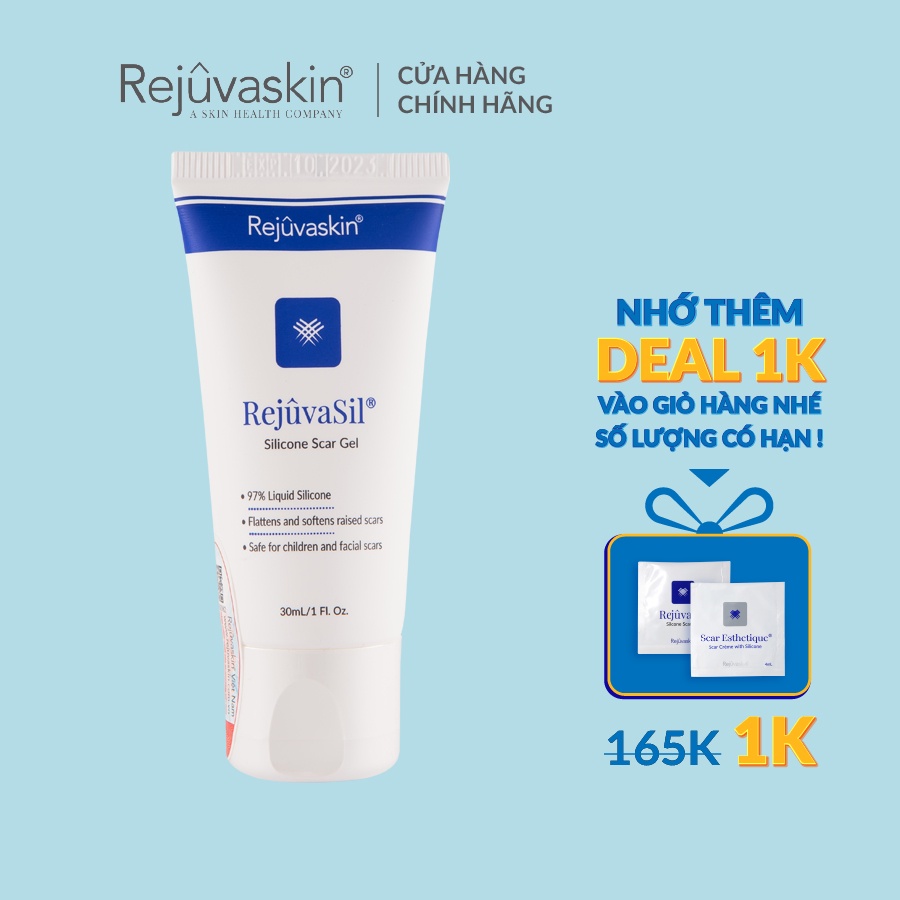 [Mã FMCGMALL -8% đơn 250K] Gel Xóa Sẹo Lồi / Phì Đại REJUVASKIN Scar Rejuvasil 30ml | BigBuy360 - bigbuy360.vn