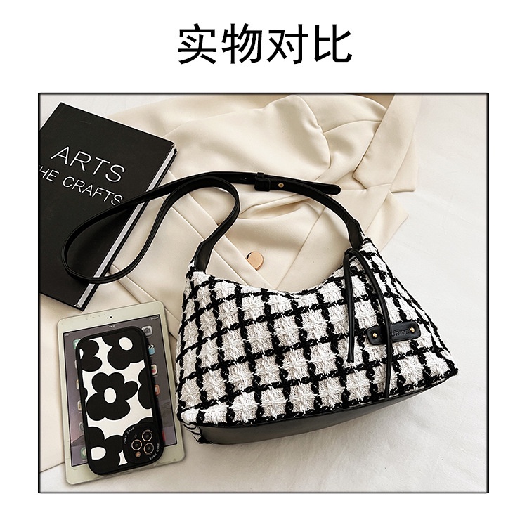 Túi Đeo JASMIN NOIR Chéo Vai Bằng Len Thời Trang Đơn Giản Dễ Thương Cho Nữ