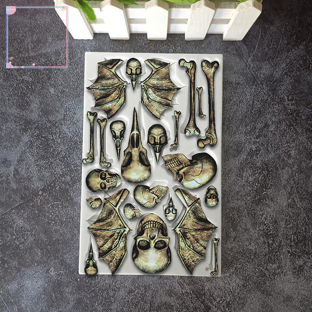 Khuôn Silicone Làm Bánh Chủ Đề Halloween Đa Năng Tiện Dụng