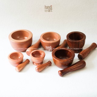 Bộ chày cối gỗ nhà bếp