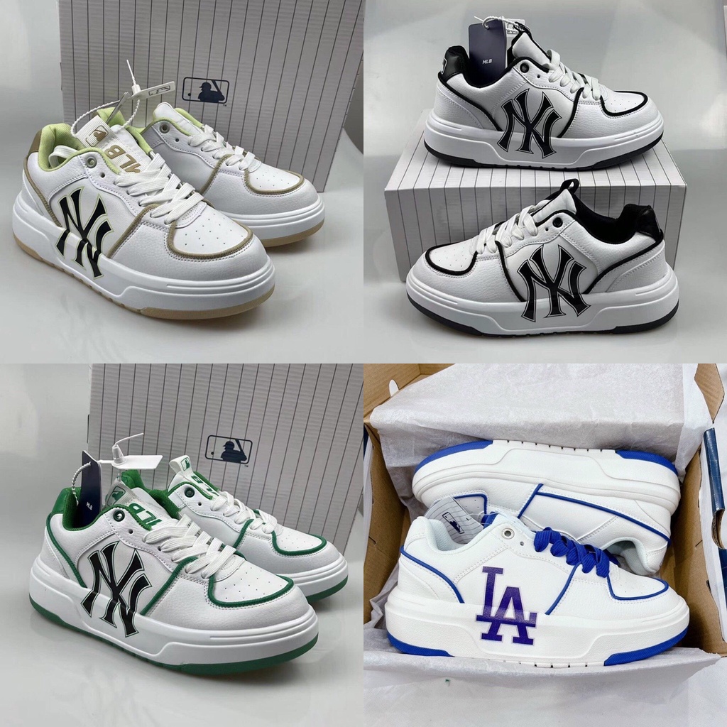 Giày thể thao MLB chunky liner NY xanh đen off white bản mới hot trend 2022 đủ size nam nữ hàng chuẩn FullBoxBill