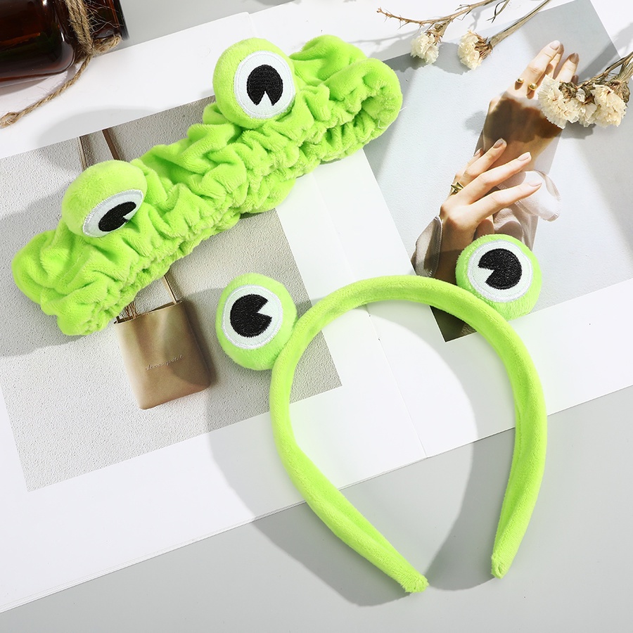 Băng đô cài tóc thiết kế hình chú ếch dễ thương cho bé gái
