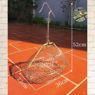 Lồng bẫy, Lồng bẫy Chào Mào, Lụp bẫy chim Chào Mào chất liệu Inox cao cấp, bền, đẹp