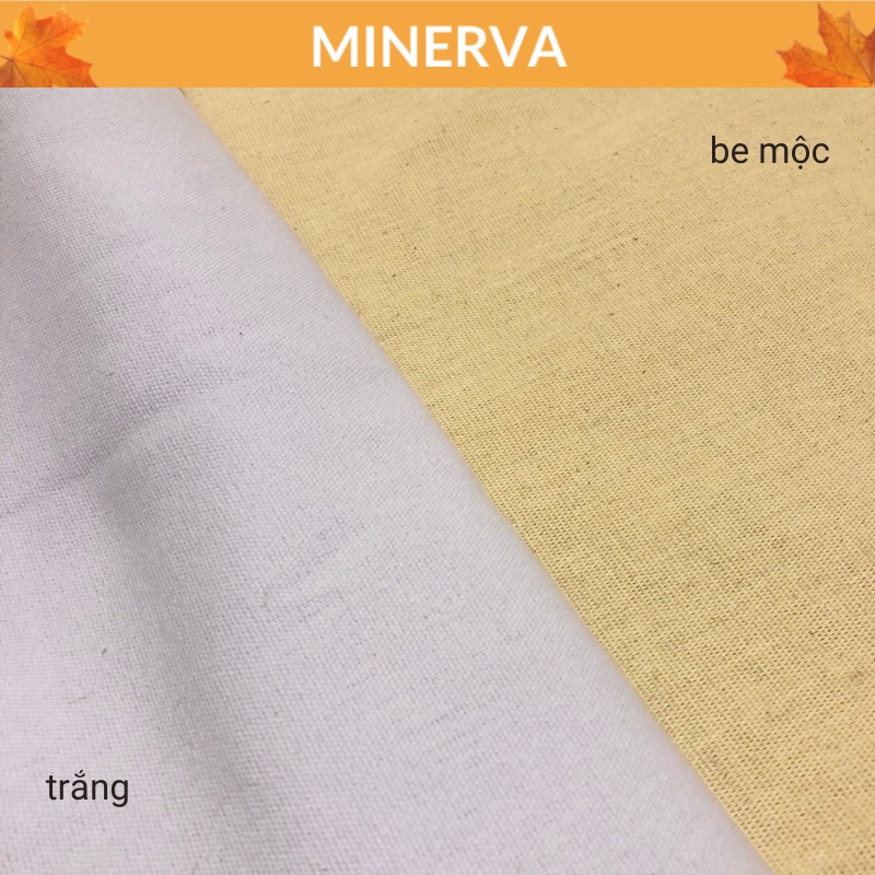 TRANG TRÍ Vải canvas mộc trắng be trang trí khổ 1,2 m làm đạo cụ chụp ảnh, may túi tote