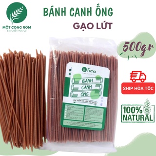 Bánh Canh Ống Gạo Lứt FUMA Túi 500G - Bánh Canh Ăn Kiêng, Giảm Cân, Thích Hợp Cho Người Tiểu Đường | Một Cọng Rơm