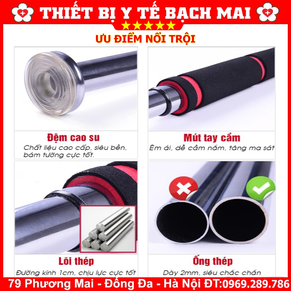 Xà Đơn Gắn Tường Di Động - Tuỳ Chỉnh Độ Dài Như Ý