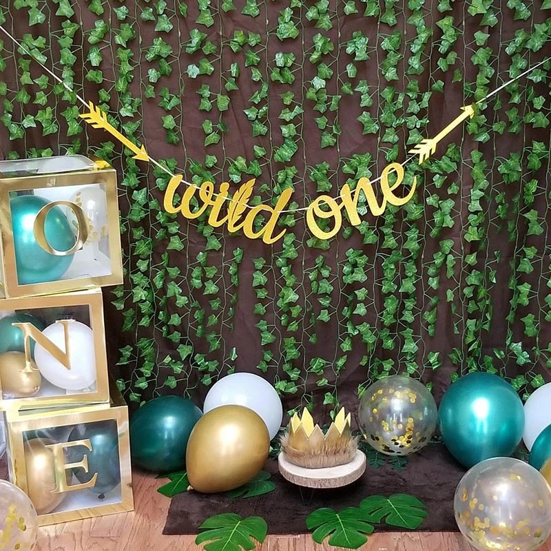 Dây Lá Phong Bằng Nhựa Dài 2M Dùng Trang Trí Đám Cưới / Sân Vườn DIY