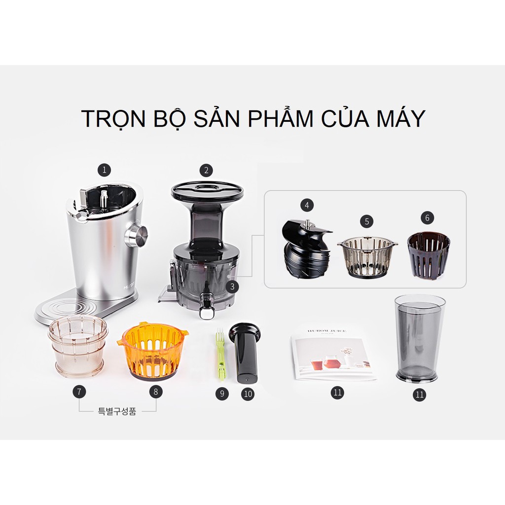 Máy ép chậm HUROM Diva H100S