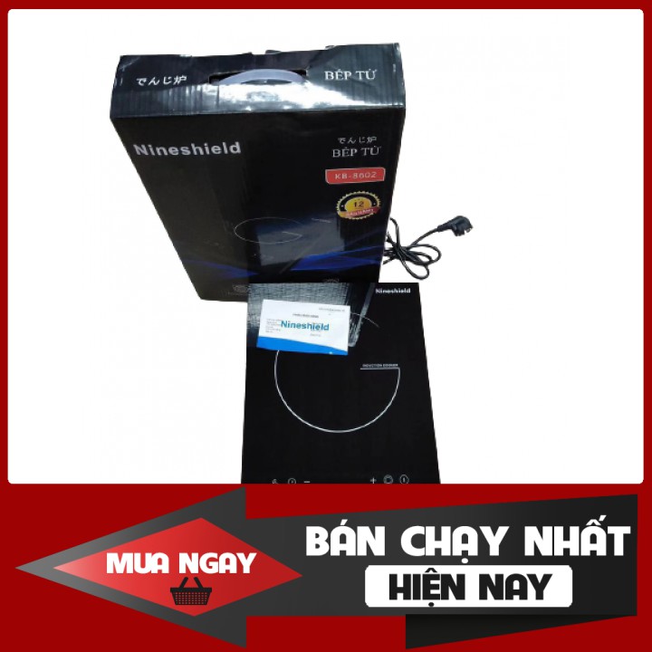 [Chính Hãng] Bếp Từ - Bếp Từ Nine Shield KB-8602 Cao Cấp Không Kén Nồi, Công Nghệ Cao, An Toàn, Mặt Kính Chịu Lực, Bền