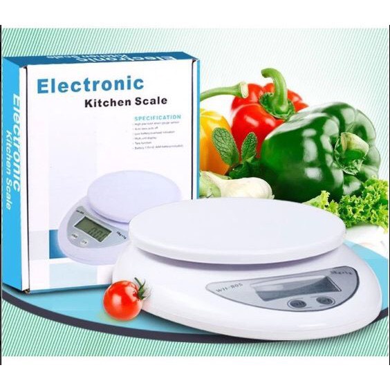 Cân tiểu ly nhà bếp chia thực phẩm, Cân điện tử Electronic Scale 5 kg,10 kg