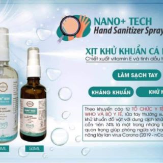 Xịt khử khuẩn nano tech 100ml