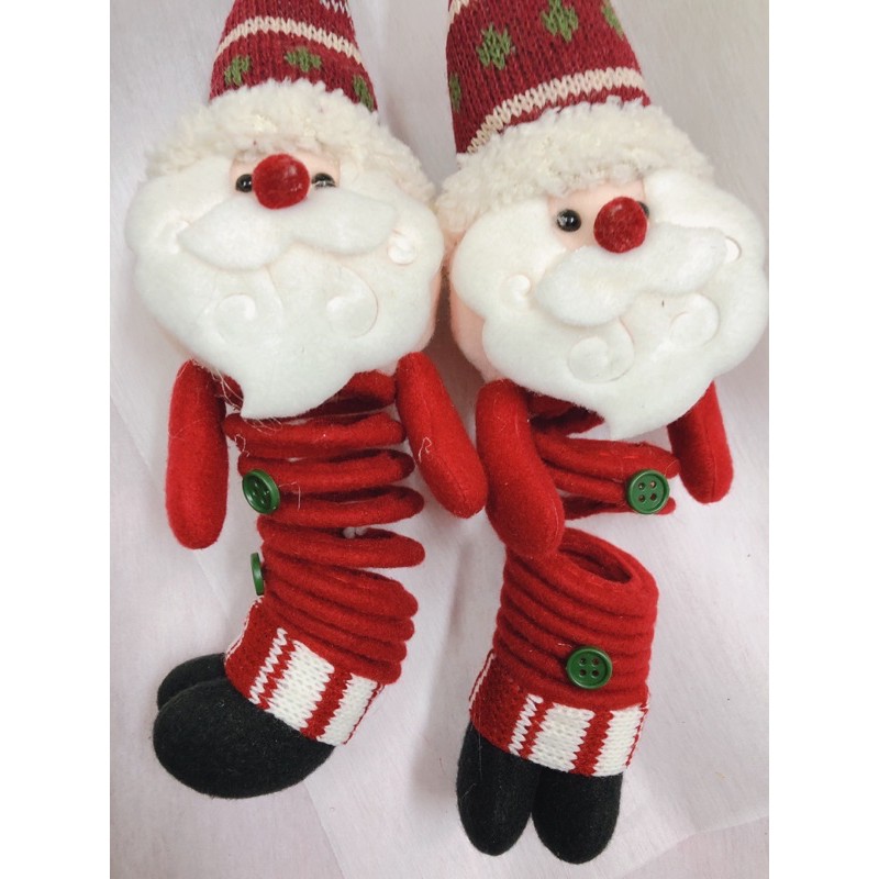 Ông già noel lò xo treo trang trí noel-hot trend 2022
