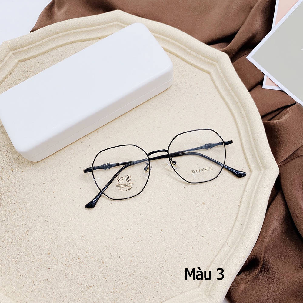 Mắt kính giả cận gọng Cốt Kim Loại cao cấp thời trang nam nữ hàn quốc AH1625