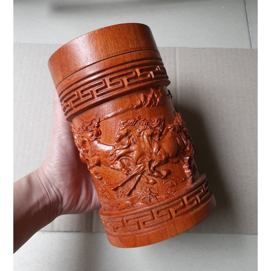 Hộp Chè Gỗ Hương Đá Nguyên Khối Mã Đáo Thành Công